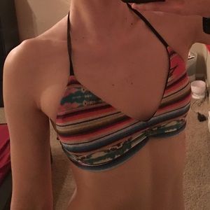 L space boho bikini top